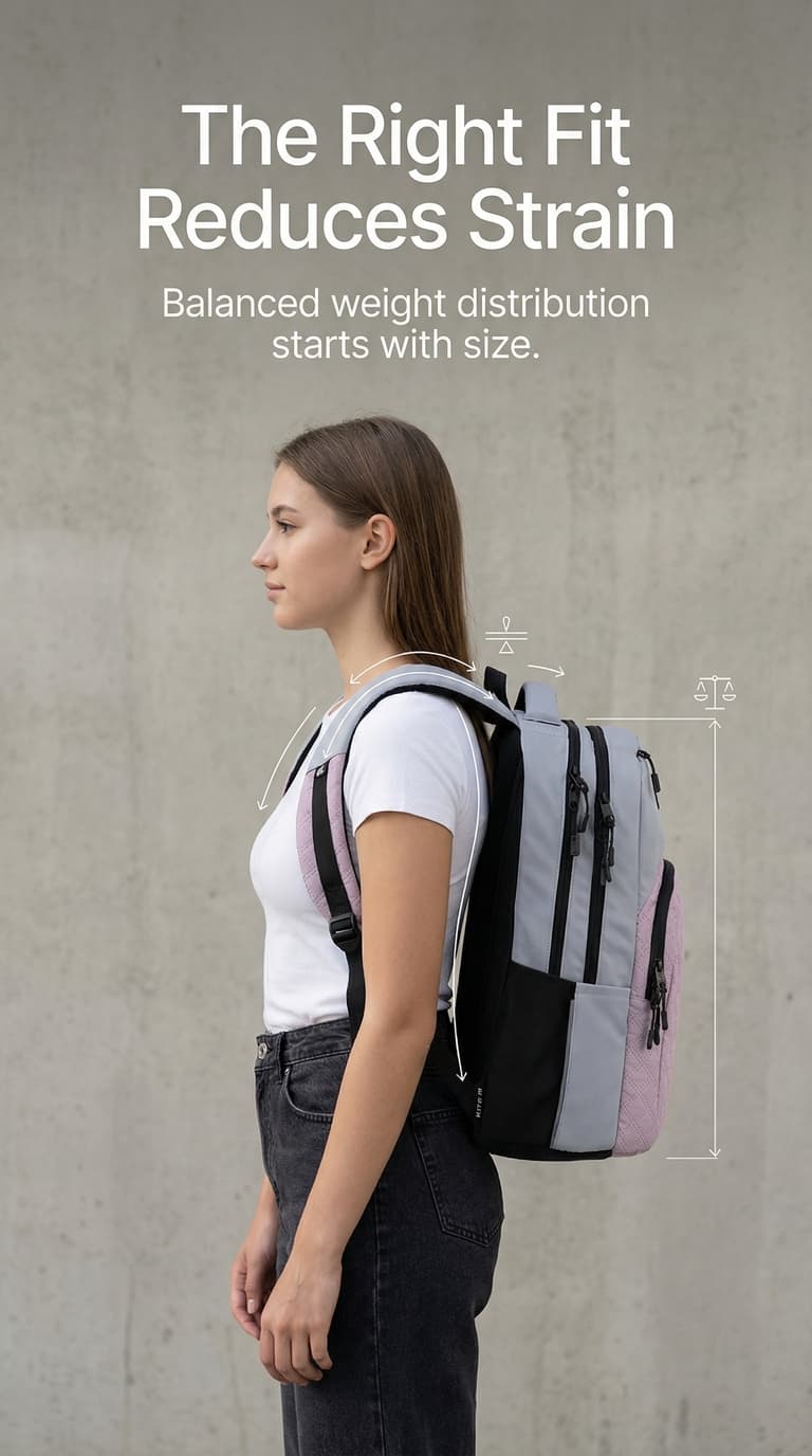 The Right Fit Reduces Strain – Balanced Backpack Weight