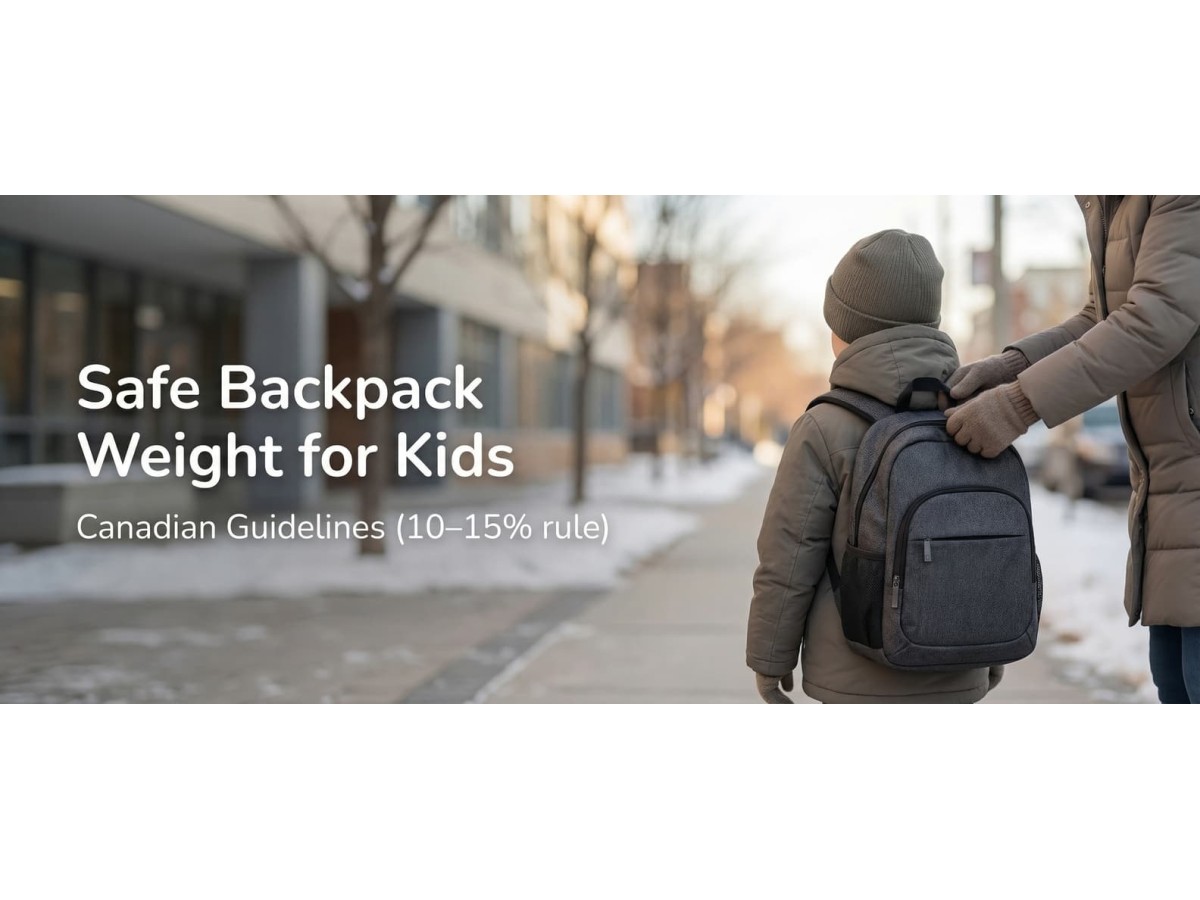 What Backpack Weight Is Safe for Kids? (Canadian Guidelines)