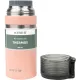 Peach Thermos with Cup Lid – 473 ml of Elegant Hydration