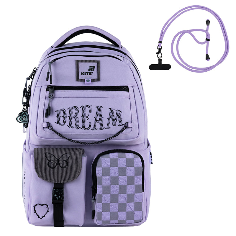Kite DREAM Lavender Backpack for Girls | Age 9–12