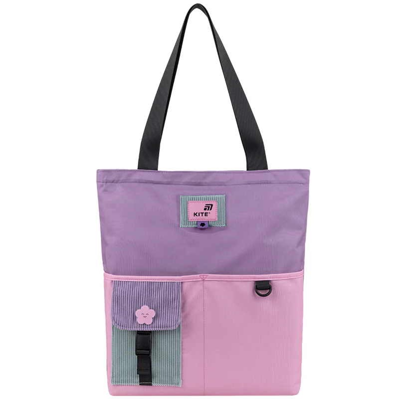 Kite K25-586-1 Purple Shopping Bag – Stylish & Roomy for Teens