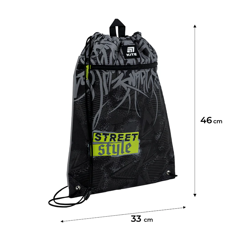 Kite K25-601m-6 Black Shoe Bag – Lightweight & Sporty