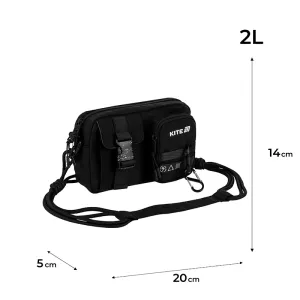 Crossbody Bag Kite Education teens Kitty Black