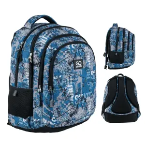 School backpack GoPack Teens Blue