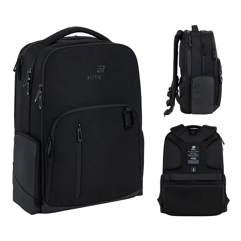 Kite Black Ergonomic AGS Backpack | Teens & Students