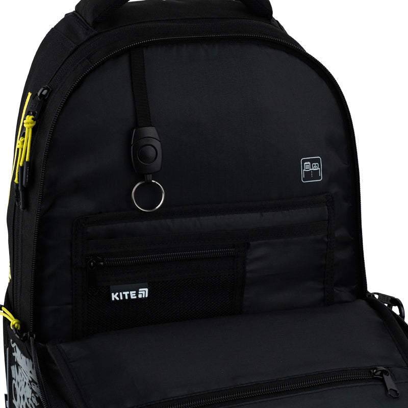 Kite DC Batman Street Teen Backpack – Air Comfort, Tablet, for Grades 4-7