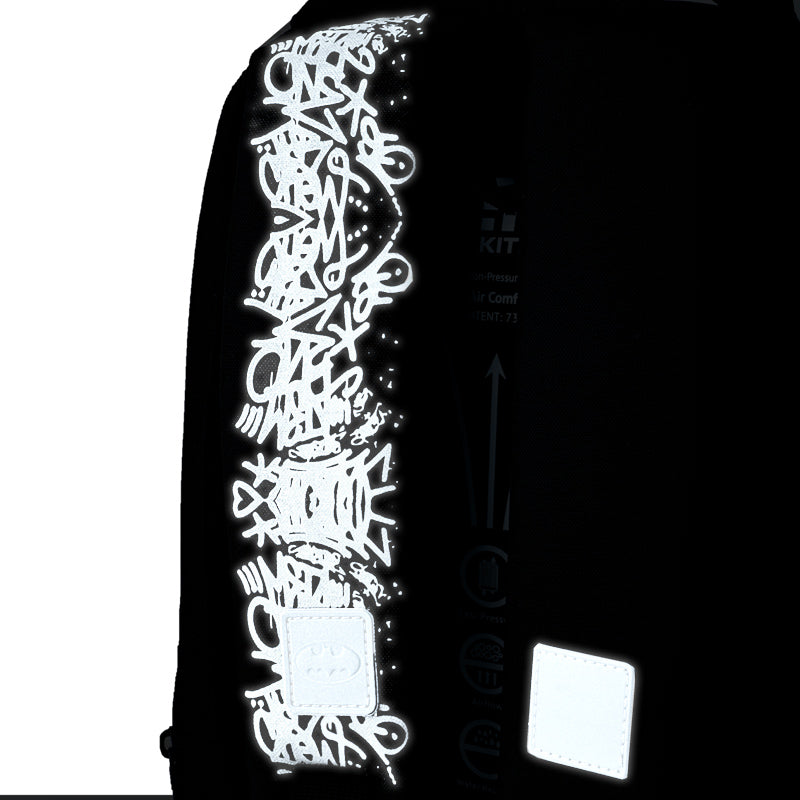 Kite DC Batman Street Teen Backpack – Air Comfort, Tablet, for Grades 4-7