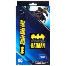 Kite DC Batman Badge & Keychain Set