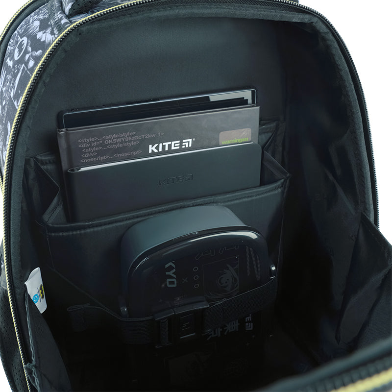 Kite DC Batman Hard Shell Backpack – IGR Certified, Fits 115-130 cm