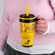 Kite Garfield 530 ml Straw Thermo Mug – Hot 4 Hours, Cold 15 Hours
