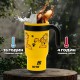 Kite Garfield 530 ml Straw Thermo Mug – Hot 4 Hours, Cold 15 Hours