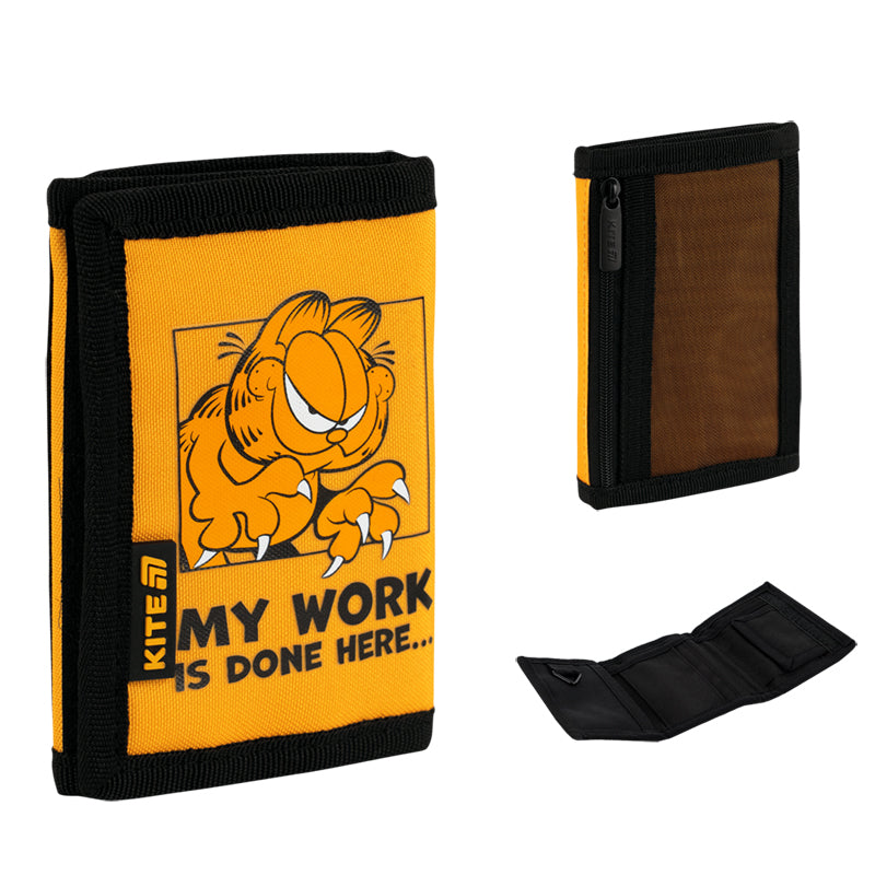 Kite Garfield Kids Wallet – Card Slot, Key Ring and Coin Pocket