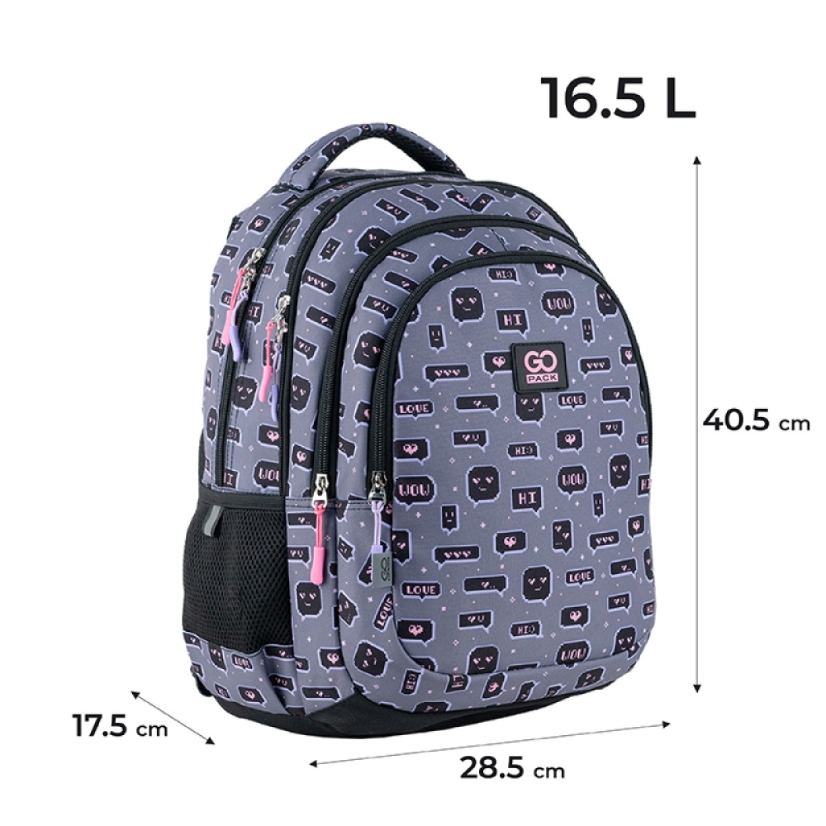 GoPack GO24-162M-6 Teen Backpack – Smart, Spacious & Comfortable