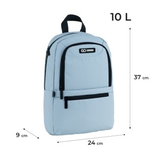 GoPack Light Blue Minimalist Urban Backpack