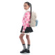 Beige GoPack Teens Backpack with Plush & Corduroy
