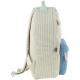 Beige GoPack Teens Backpack with Plush & Corduroy