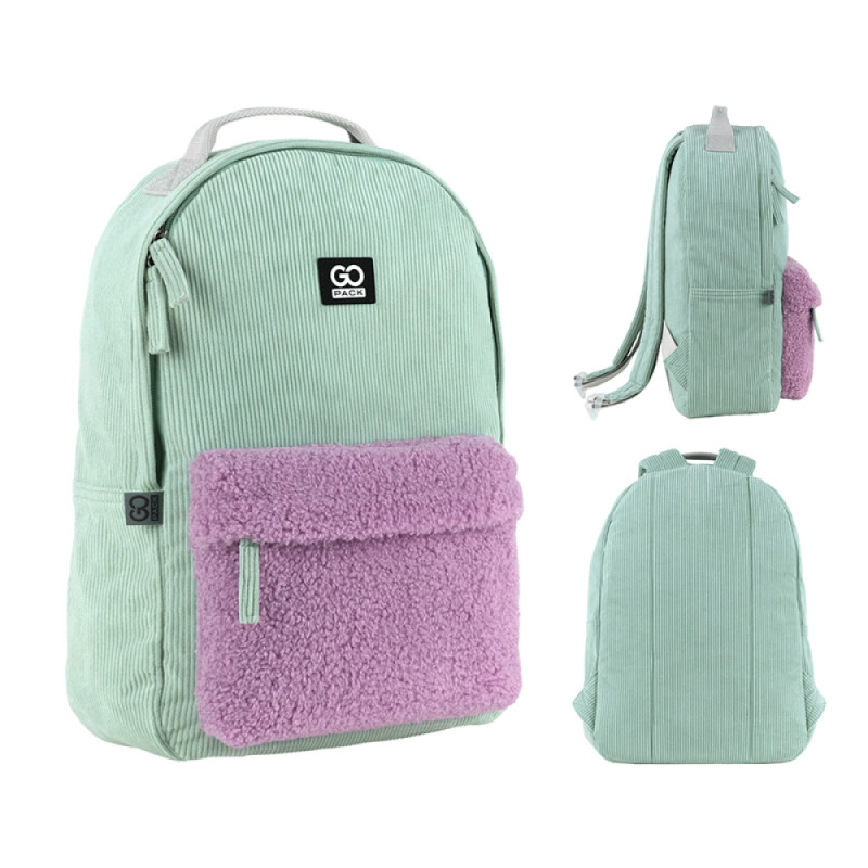 Mint GoPack Teens Backpack with Plush & Laptop Pocket