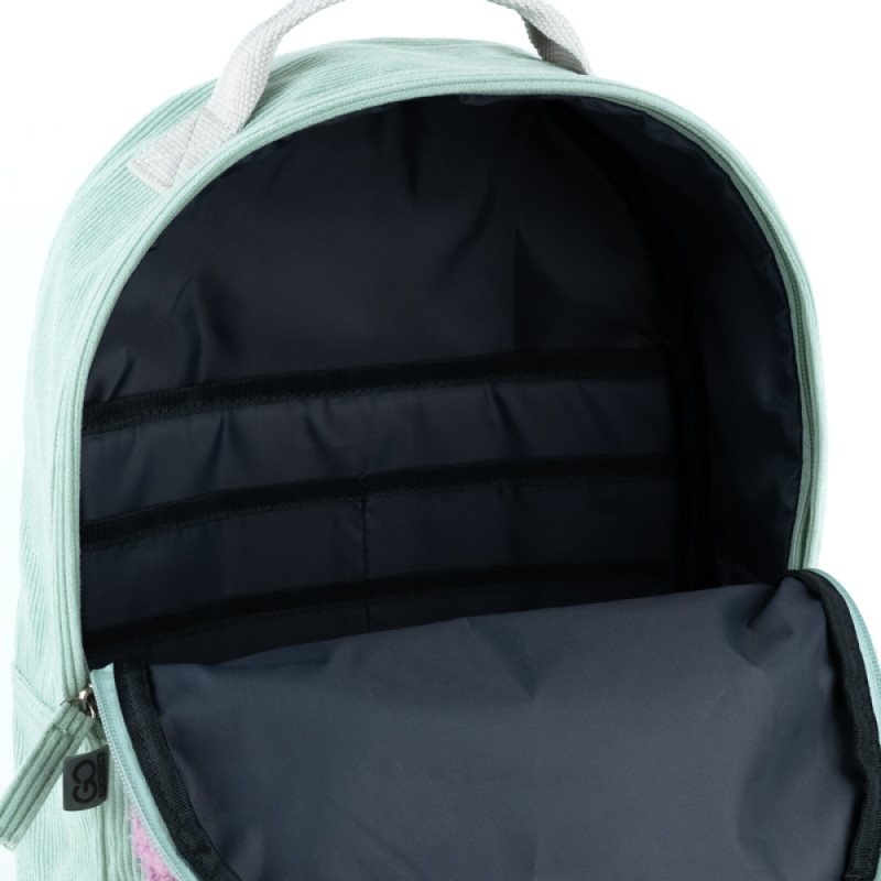 Mint GoPack Teens Backpack with Plush & Laptop Pocket