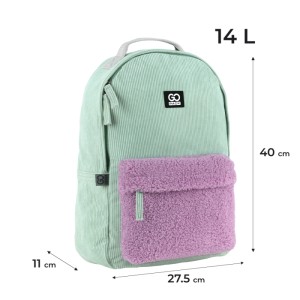 GoPack Mint Plush Laptop Backpack