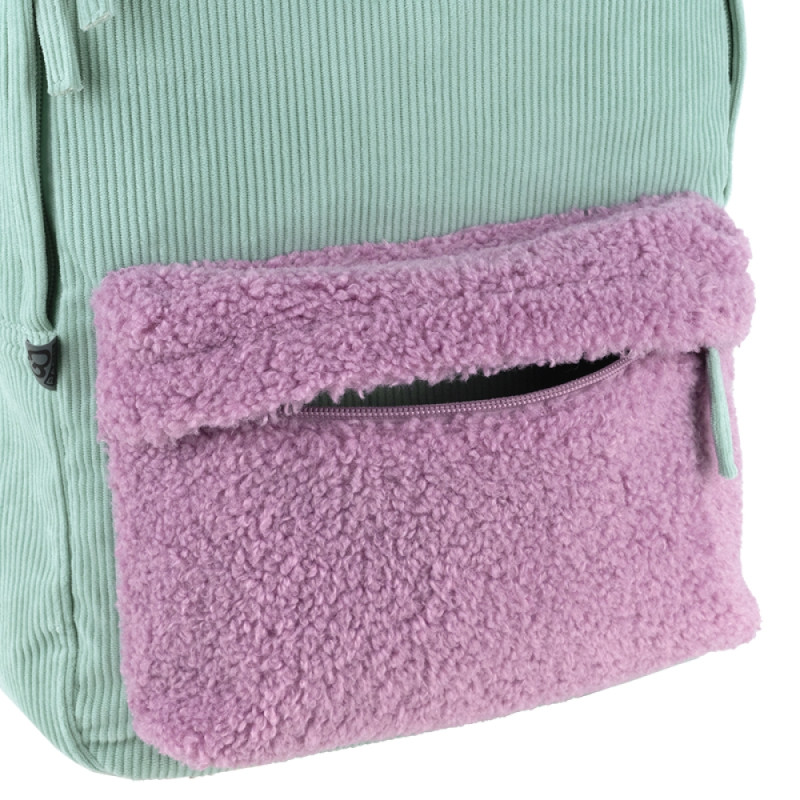Mint GoPack Teens Backpack with Plush & Laptop Pocket