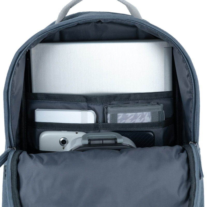 Dark Gray GoPack Plush Teens Backpack with Laptop Sleeve
