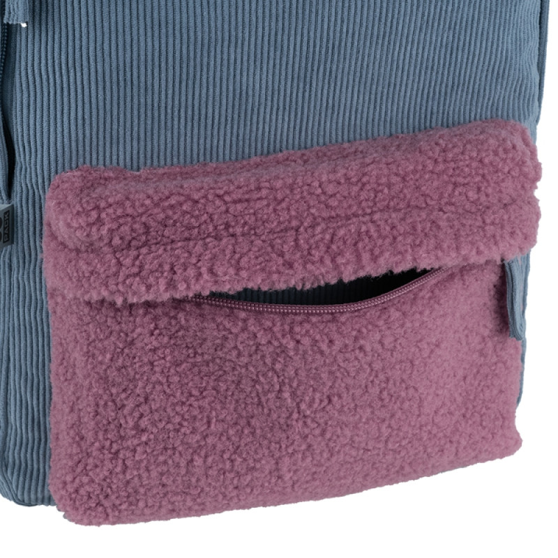 Dark Gray GoPack Plush Teens Backpack with Laptop Sleeve