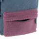 Dark Gray GoPack Plush Teens Backpack with Laptop Sleeve