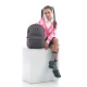 Gray Plush GoPack Teens Backpack with Laptop Pocket