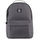 Gray Plush GoPack Teens Backpack with Laptop Pocket