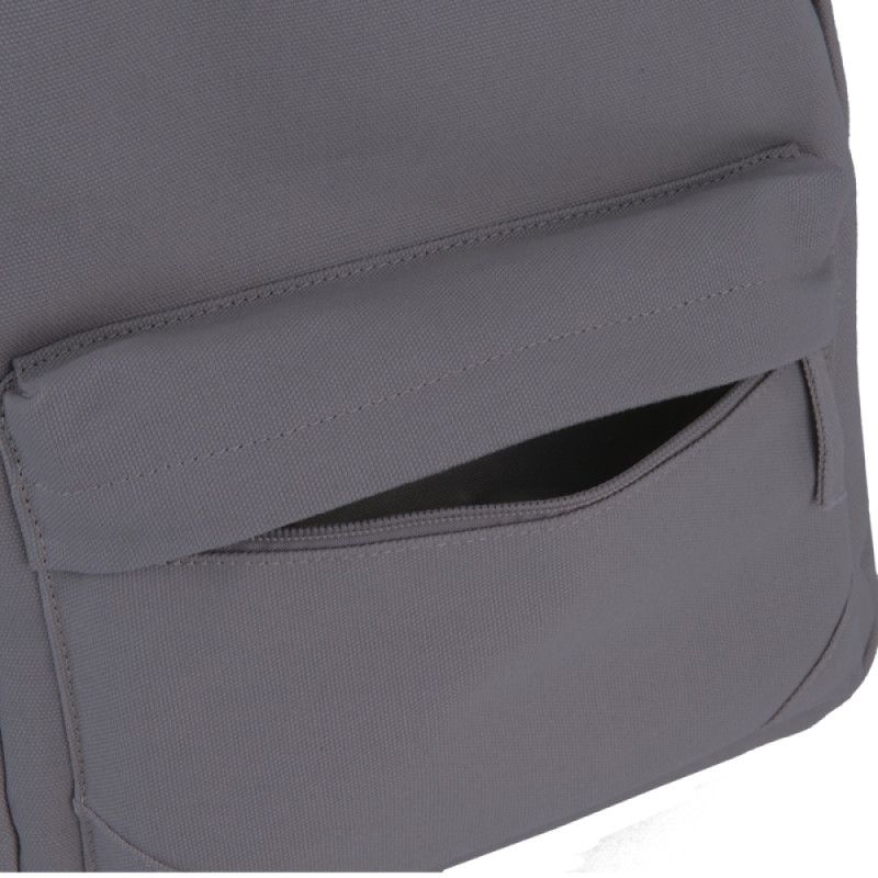 Gray Plush GoPack Teens Backpack with Laptop Pocket