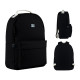 Black GoPack Teens Backpack with Plush Style & Laptop Pocket