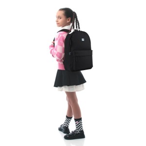 GoPack Black Plush Laptop Backpack