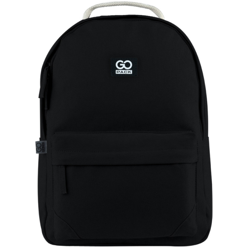 Black GoPack Teens Backpack with Plush Style & Laptop Pocket