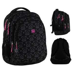 School backpack GoPack Teens Black