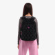 GoPack Black Teens School Backpack with 3 Compartments & Chest Strap
