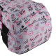 Gray GoPack Teens School Backpack with 3 Compartments & Chest Strap