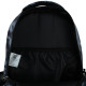 Black GoPack Teens Backpack with 3 Compartments & Chest Strap