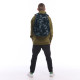 Black GoPack Teens Backpack with 3 Compartments & Chest Strap