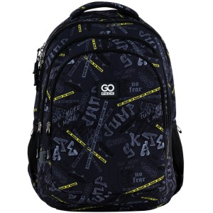 GoPack Teens Black Ergonomic Backpack