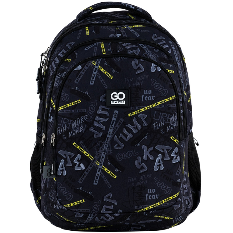 Ergonomic Teens Backpack GO25-162L-5 in Matte Black