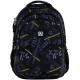 Ergonomic Teens Backpack GO25-162L-5 in Matte Black