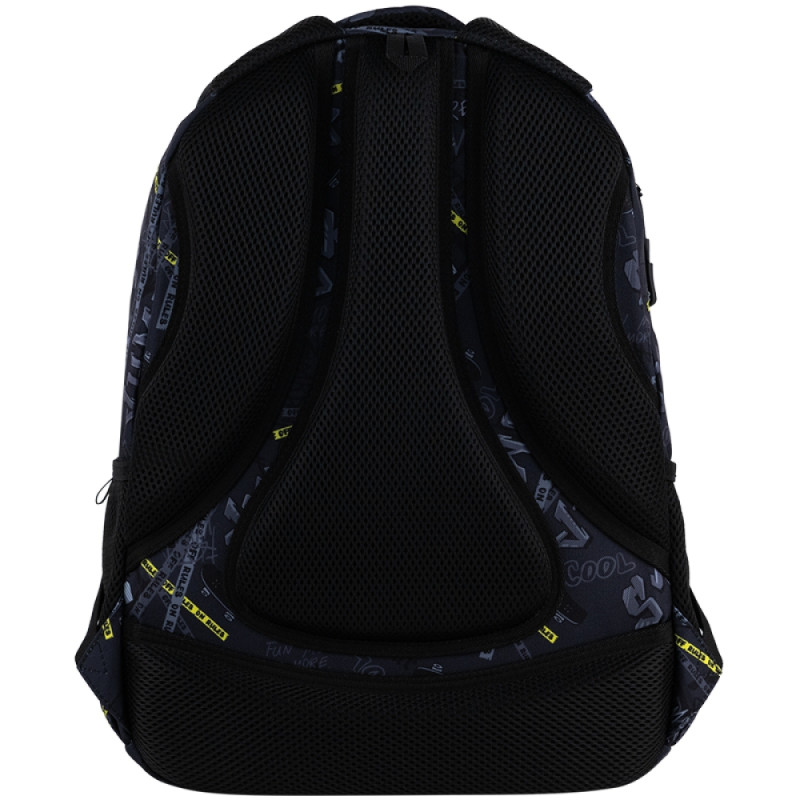 Ergonomic Teens Backpack GO25-162L-5 in Matte Black