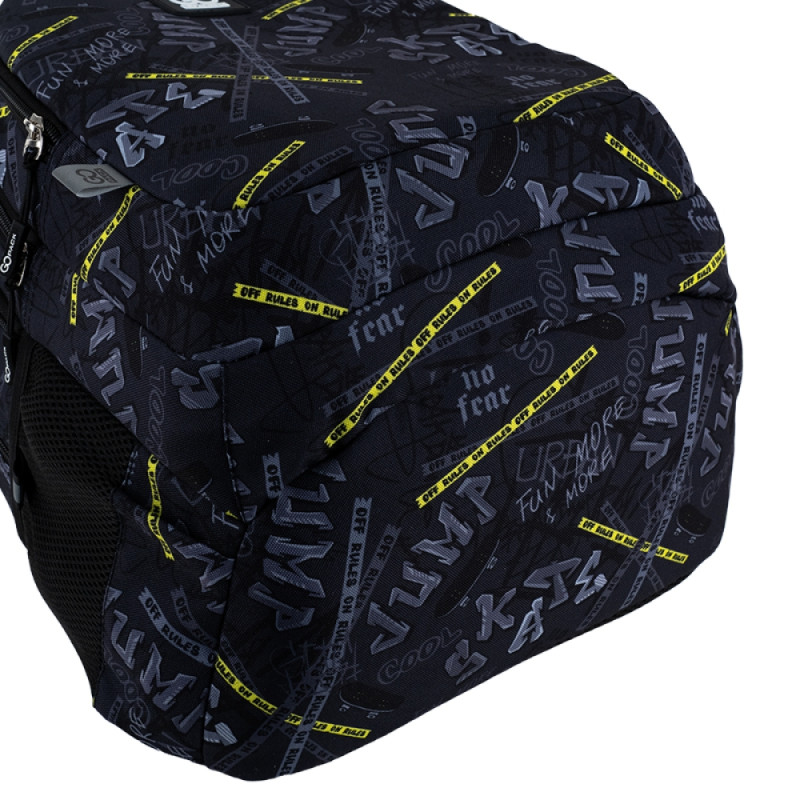 Ergonomic Teens Backpack GO25-162L-5 in Matte Black