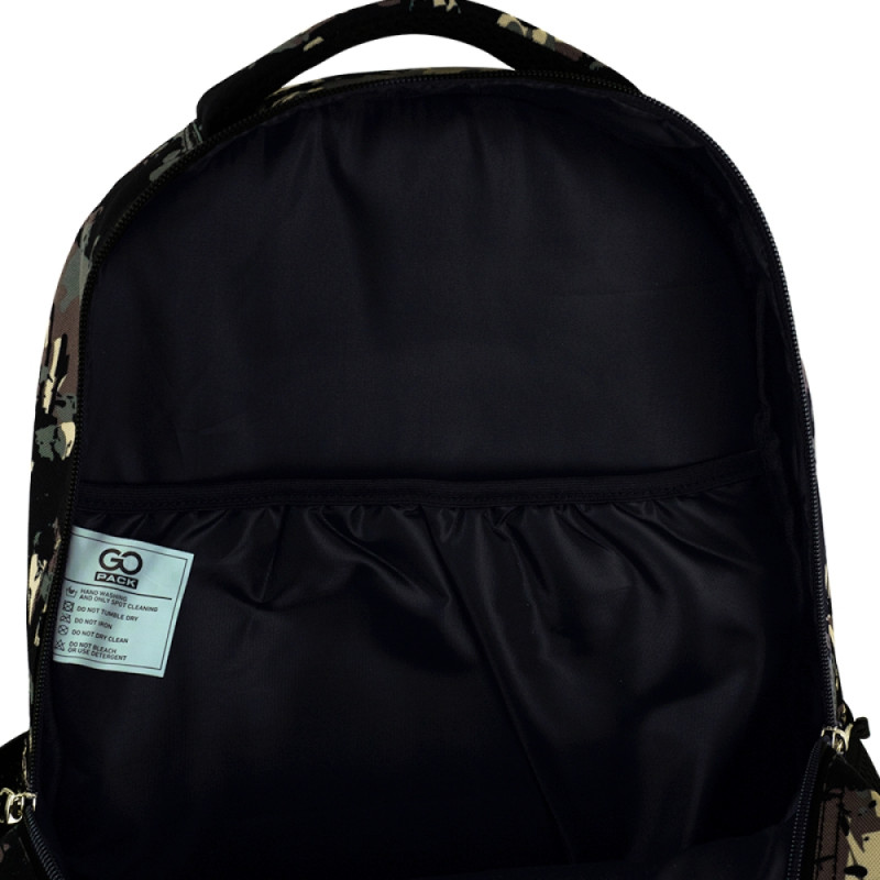 GoPack Camo Backpack for Teens with Ergonomic Support