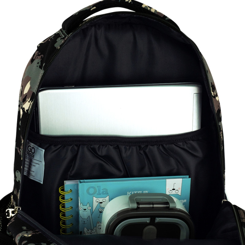 GoPack Camo Backpack for Teens with Ergonomic Support