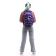 Purple GoPack Teens Backpack with 3 Compartments & Support