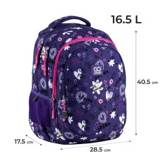 School Ergonomic backpack GoPack Teens Purple
