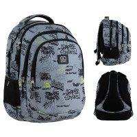 School backpack GoPack Teens GO25-162M-4 Gray