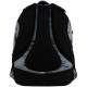 GoPack Gray School Backpack with Chest Strap & 3 Sections