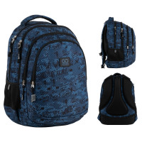 School backpack GoPack Teens GO25-162M-5 Dark blue